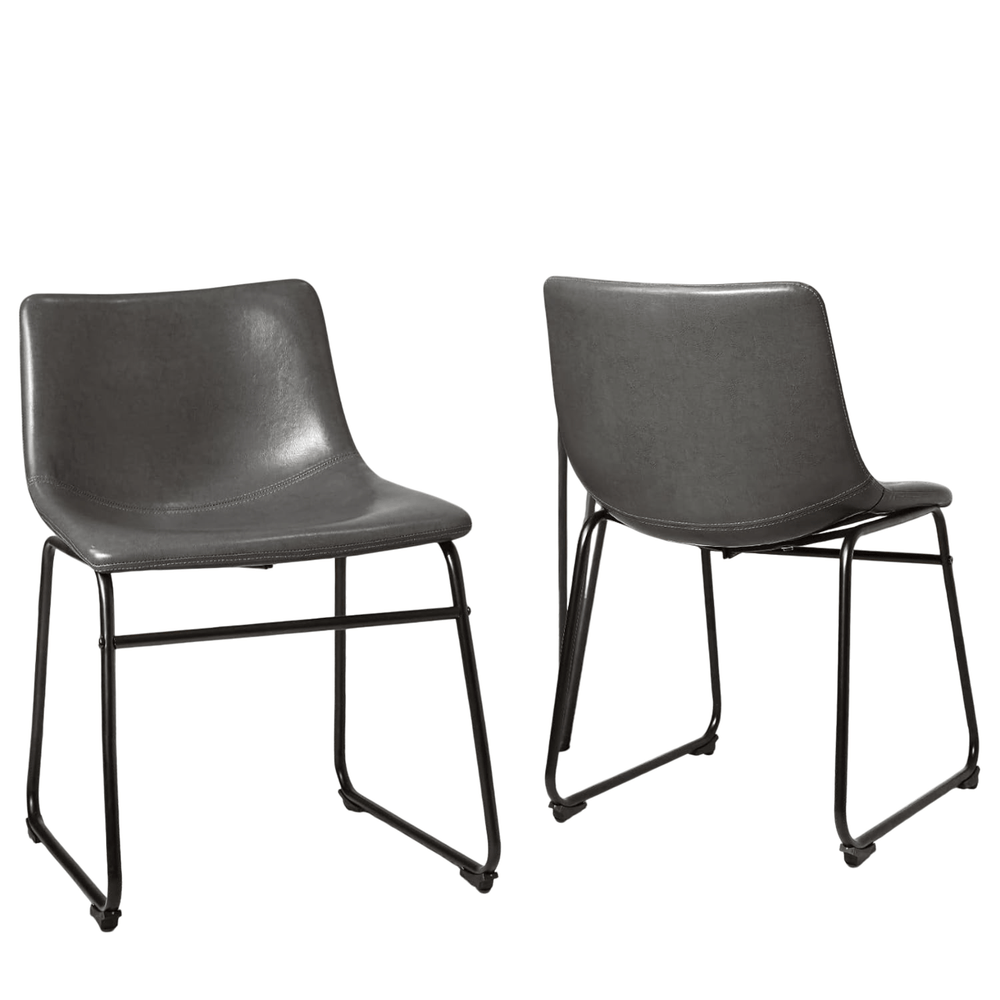 Dining Chairs with Metal Leg (Set of 2) - From Where - 