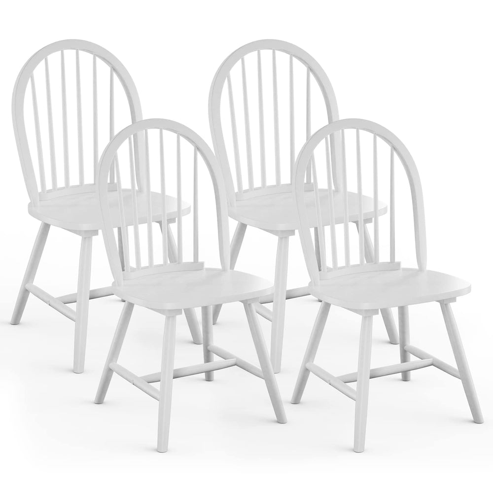 Dining Chairs with Spindle Back (Set of 4) - From Where - 