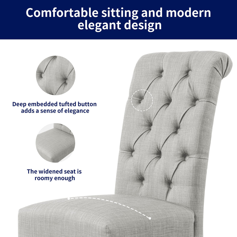 Dining Set Parsons Chairs - From Where - 