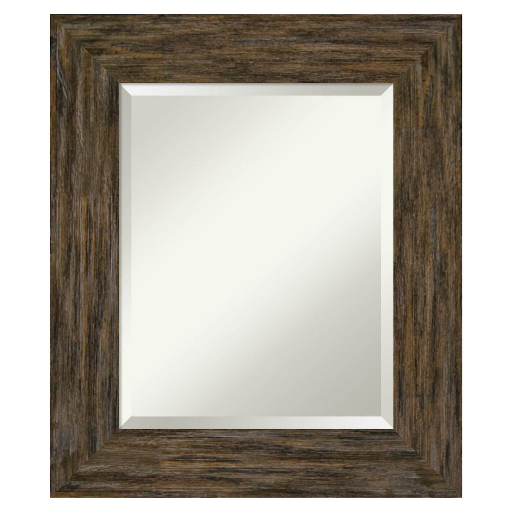 Distressed Brown Vanity Mirror - From Where - 