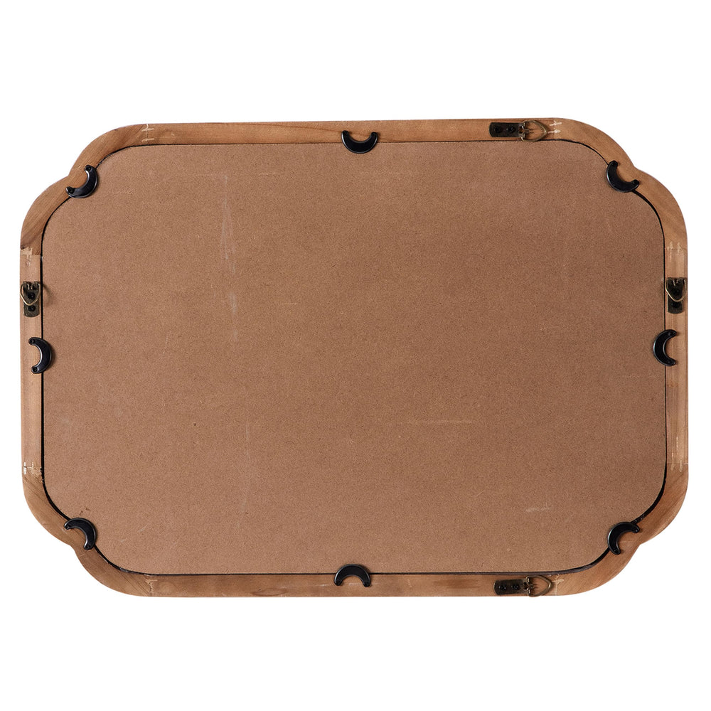 Distressed Wood Frame Bathroom Mirrors - From Where - 