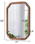 Distressed Wood Frame Bathroom Mirrors - From Where - 