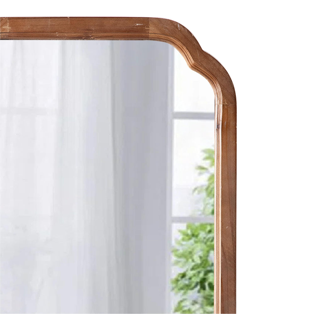 Distressed Wood Frame Bathroom Mirrors - From Where - 