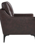 District Leather Accent Chair - From Where - 