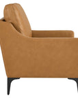 District Tan Leather Accent Chairs - From Where - 