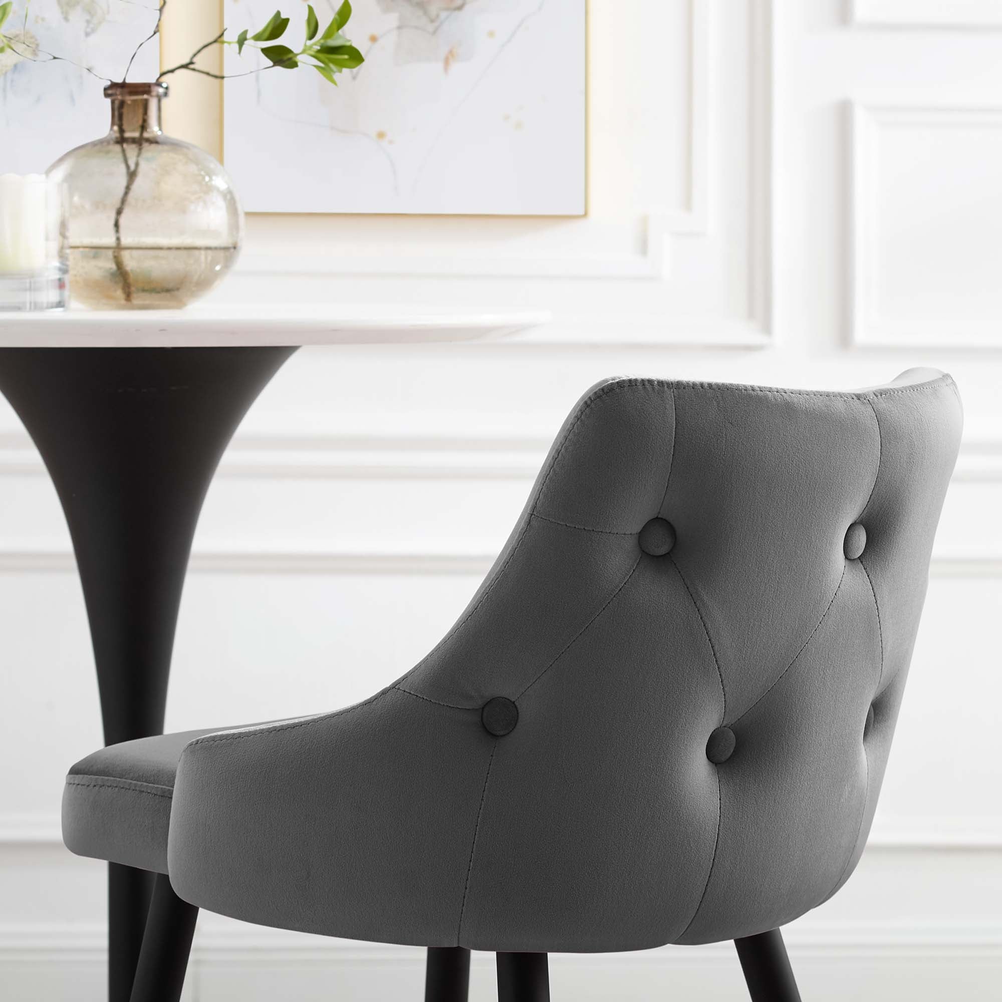 Doris Velvet Barstools - From Where - 
