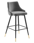 Doris Velvet Barstools - From Where - 