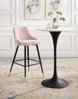 Doris Velvet Barstools - From Where - 