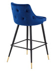 Doris Velvet Barstools - From Where - 