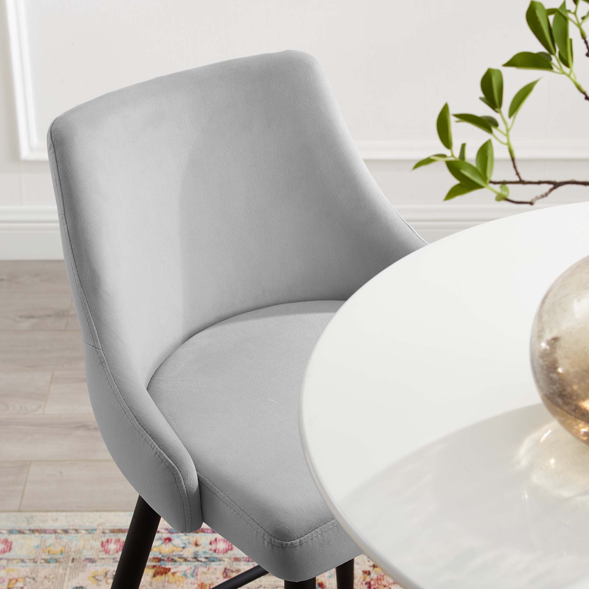 Doris Velvet Barstools - From Where - 