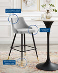 Doris Velvet Barstools - From Where - 