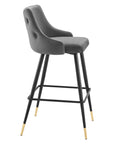 Doris Velvet Barstools - From Where - 