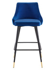 Doris Velvet Barstools - From Where - 