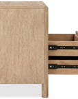 Dorsey Two Drawer USB - charging Nightstand in Granola - From Where Finds - 