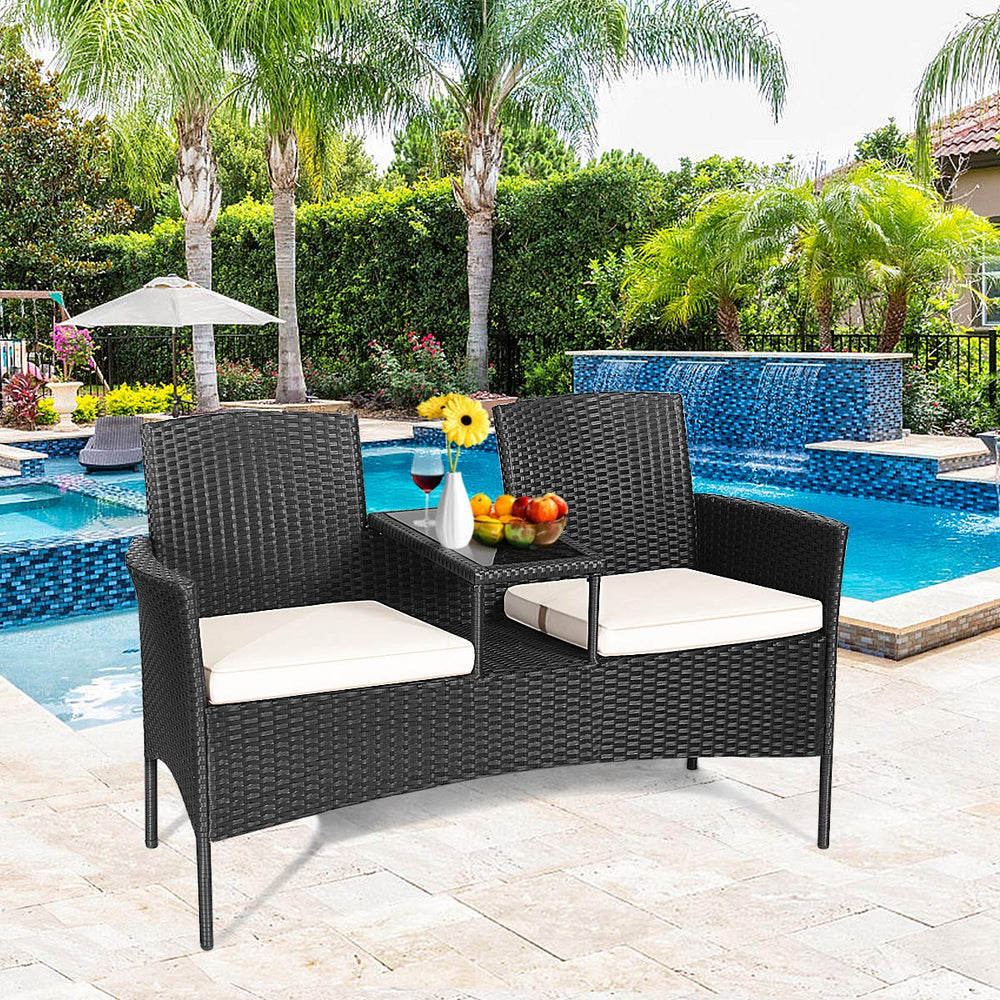 DORTALA Outdoor Patio Loveseat - From Where - 