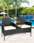 DORTALA Outdoor Patio Loveseat - From Where - 