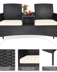 DORTALA Outdoor Patio Loveseat - From Where - 
