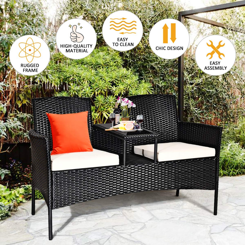 DORTALA Outdoor Patio Loveseat - From Where - 