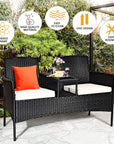 DORTALA Outdoor Patio Loveseat - From Where - 