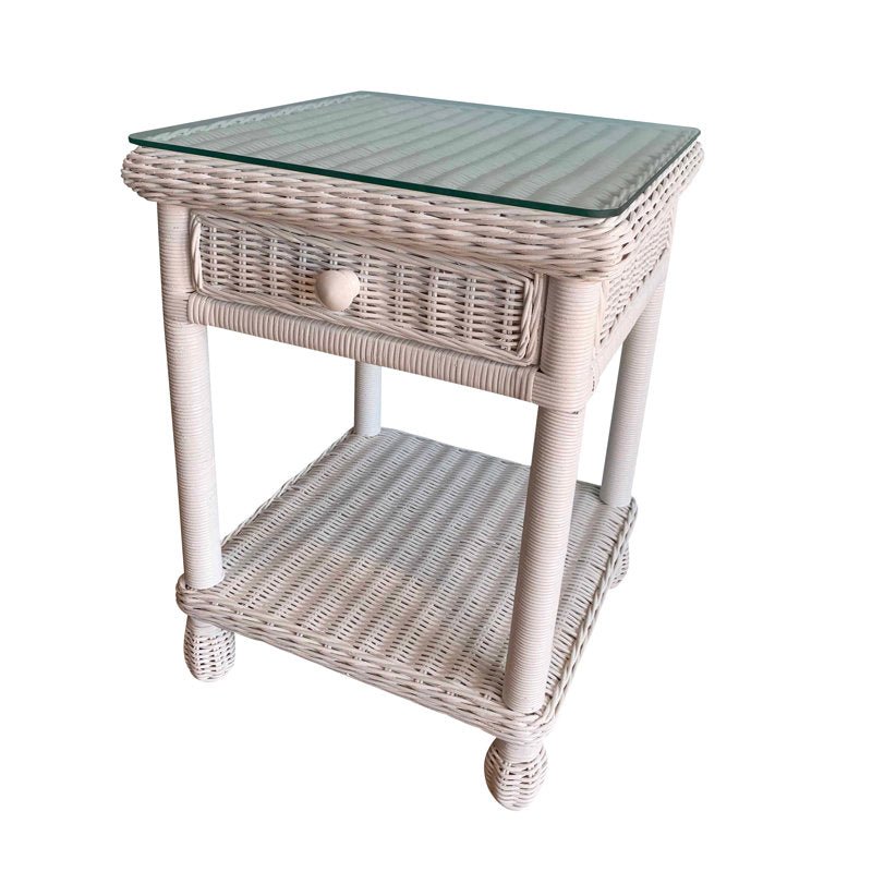 Dorthy Wicker Nightstand - From Where - 