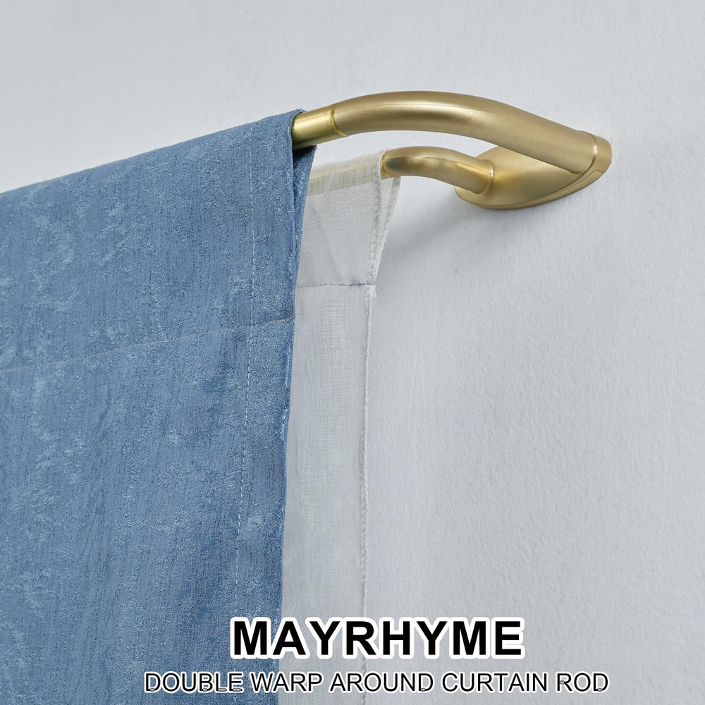 Double Curtain Rods Brass - From Where - 