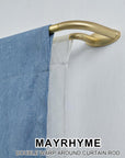 Double Curtain Rods Brass - From Where - 