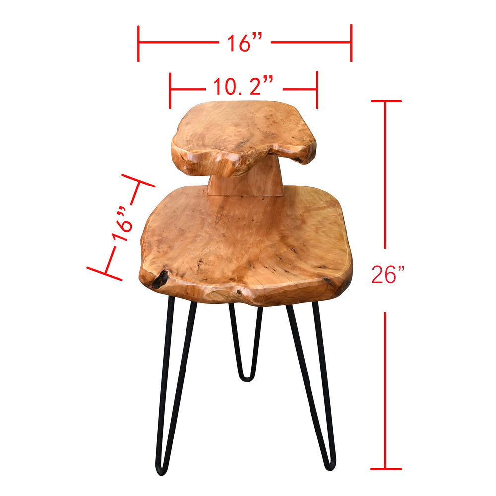 Double - Deck Solid Wood Coffee Table - From Where - 