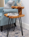 Double - Deck Solid Wood Coffee Table - From Where - 