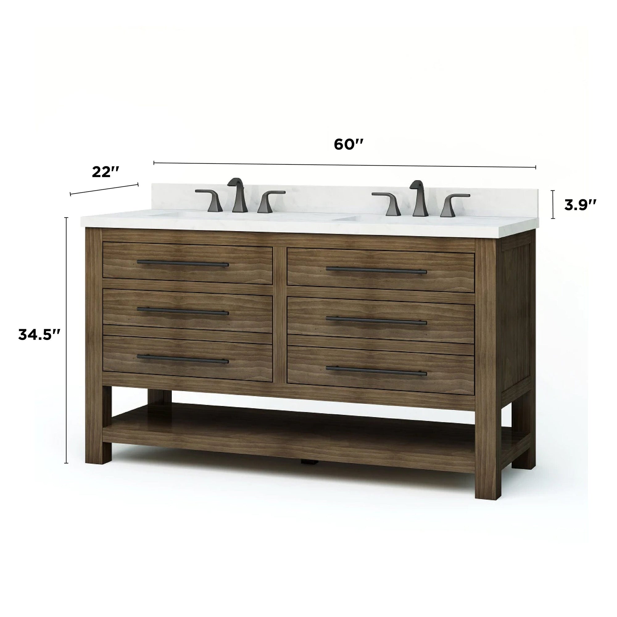 Double Sink Bathroom Vanity - From Where - 