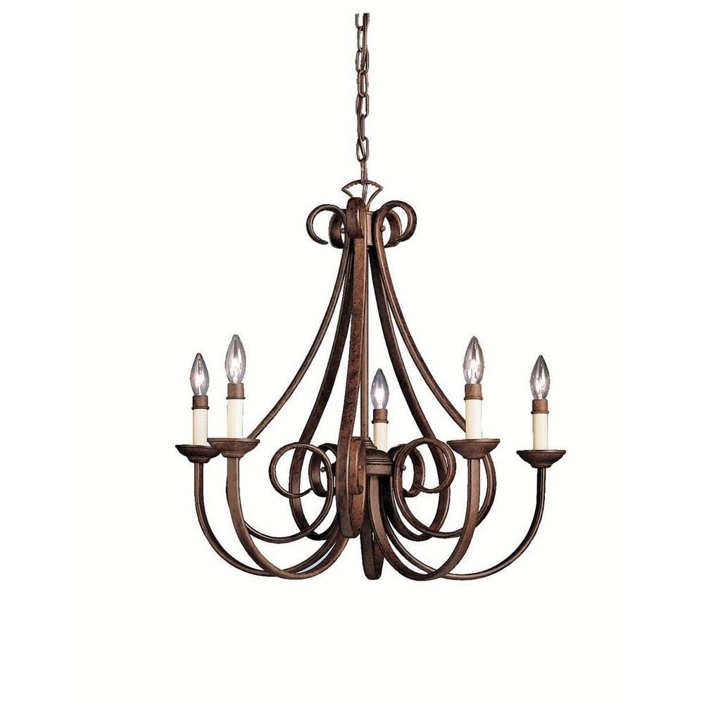 Dover 24.5" 5 Light Chandelier - From Where - 