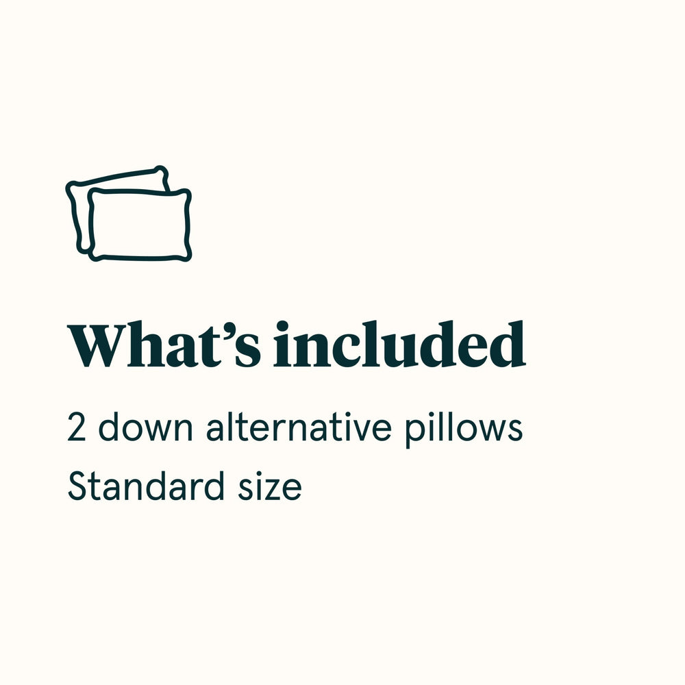 Down Alternative Pillow Set - From Where - 