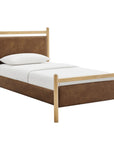 Ginny Vegan Leather Platform Bed Frame