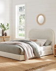 Seluna Boucle Queen Platform Bed