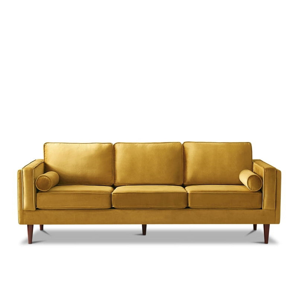 88" Mid Century Velvet Sofa Couch