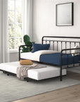 Metal Daybed with Pop Up Trundle Bed