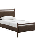 Ginny Vegan Leather Platform Bed Frame