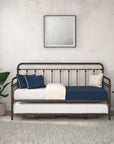Metal Daybed with Pop Up Trundle Bed