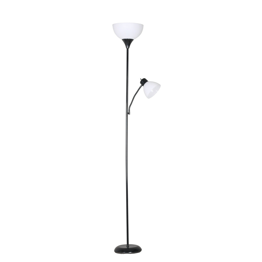 72'' Black Combo Floor Lamp