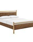 Ginny Vegan Leather Platform Bed Frame