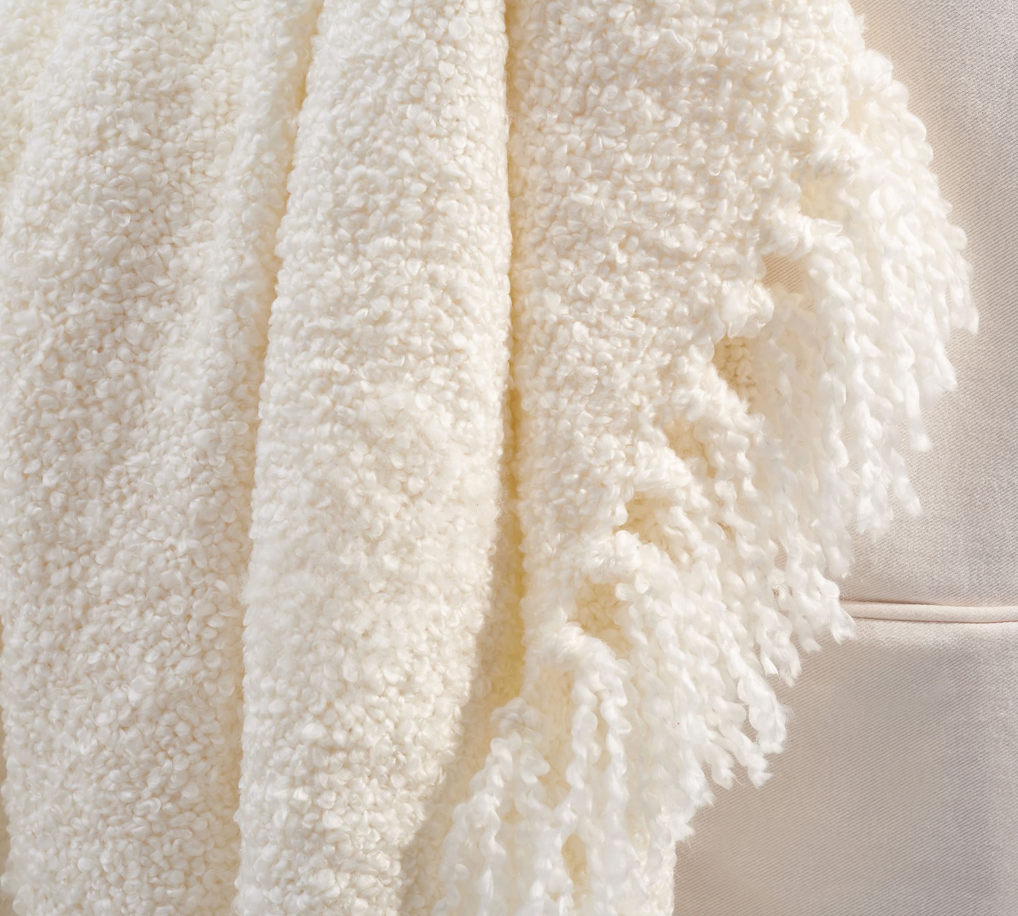 Dreamy Handwoven Fringe Throw - From Where Finds - 