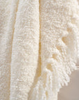 Dreamy Handwoven Fringe Throw - From Where Finds - 