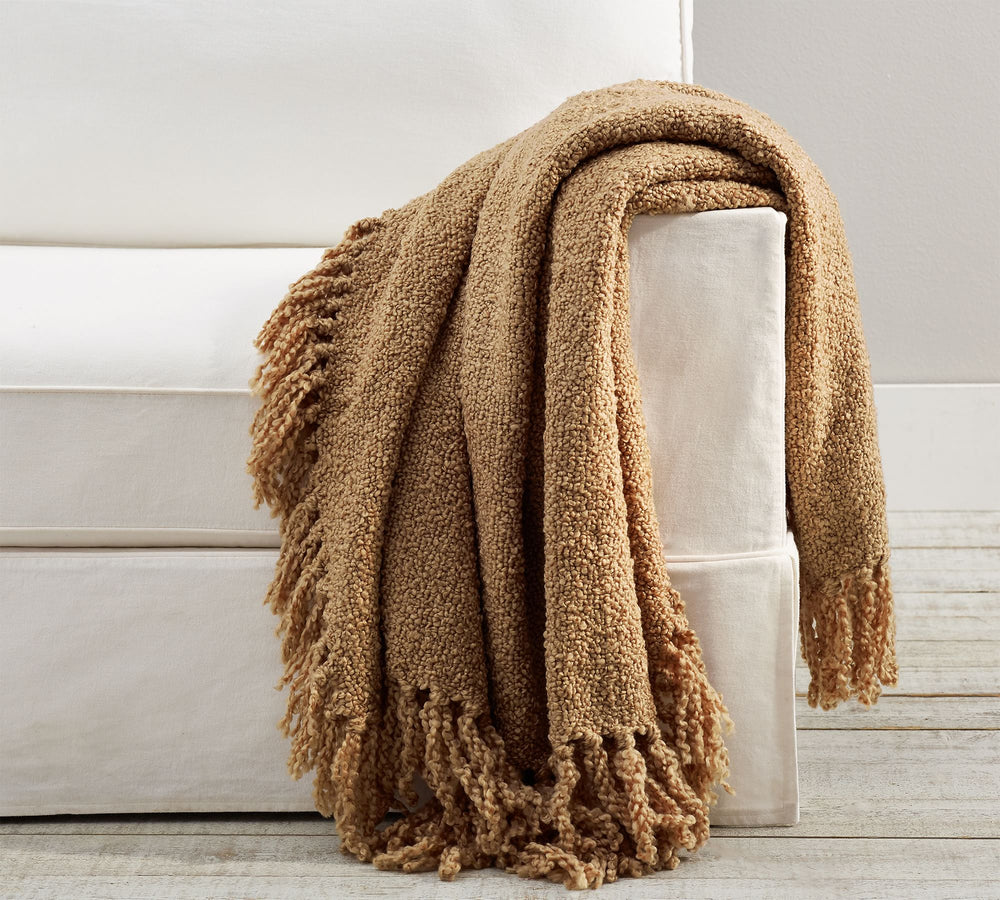 Dreamy Handwoven Fringe Throw - From Where Finds - 