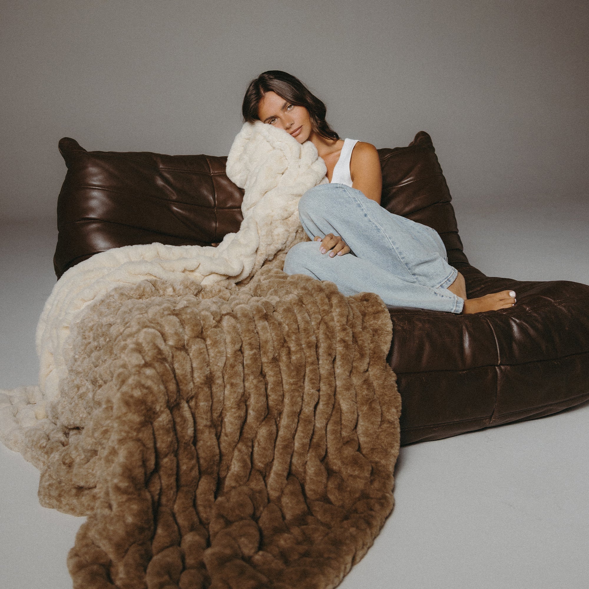Driftwood Ombre Blanket - From Where Finds - 