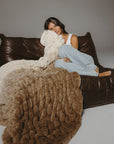 Driftwood Ombre Blanket - From Where Finds -