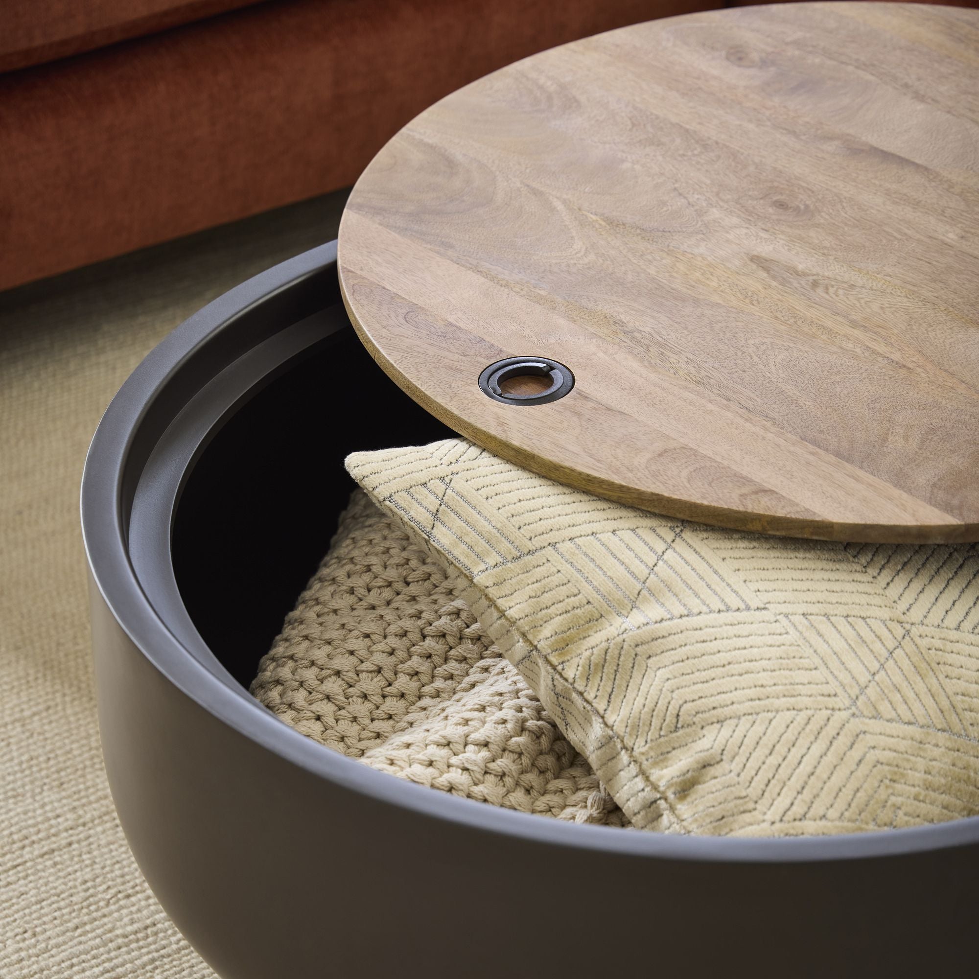 Drum Storage Coffee Table - From Where - 