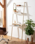 Pamella 2 Shelf Leaning Desk