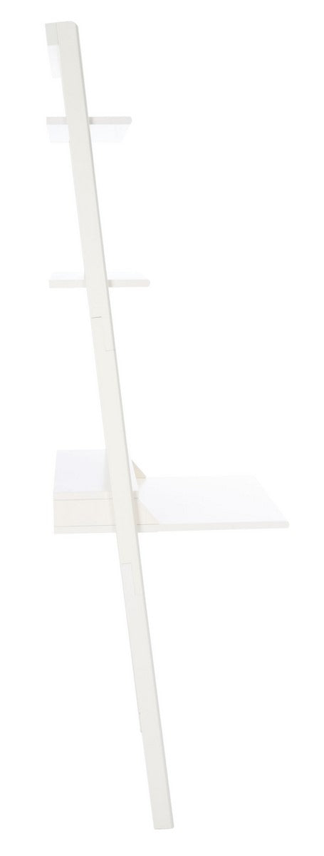 Pamella 2 Shelf Leaning Desk