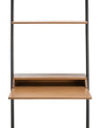 Pamella 2 Shelf Leaning Desk