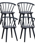DUHOME Windsor Dining Chairs (Set of 4) - From Where - 