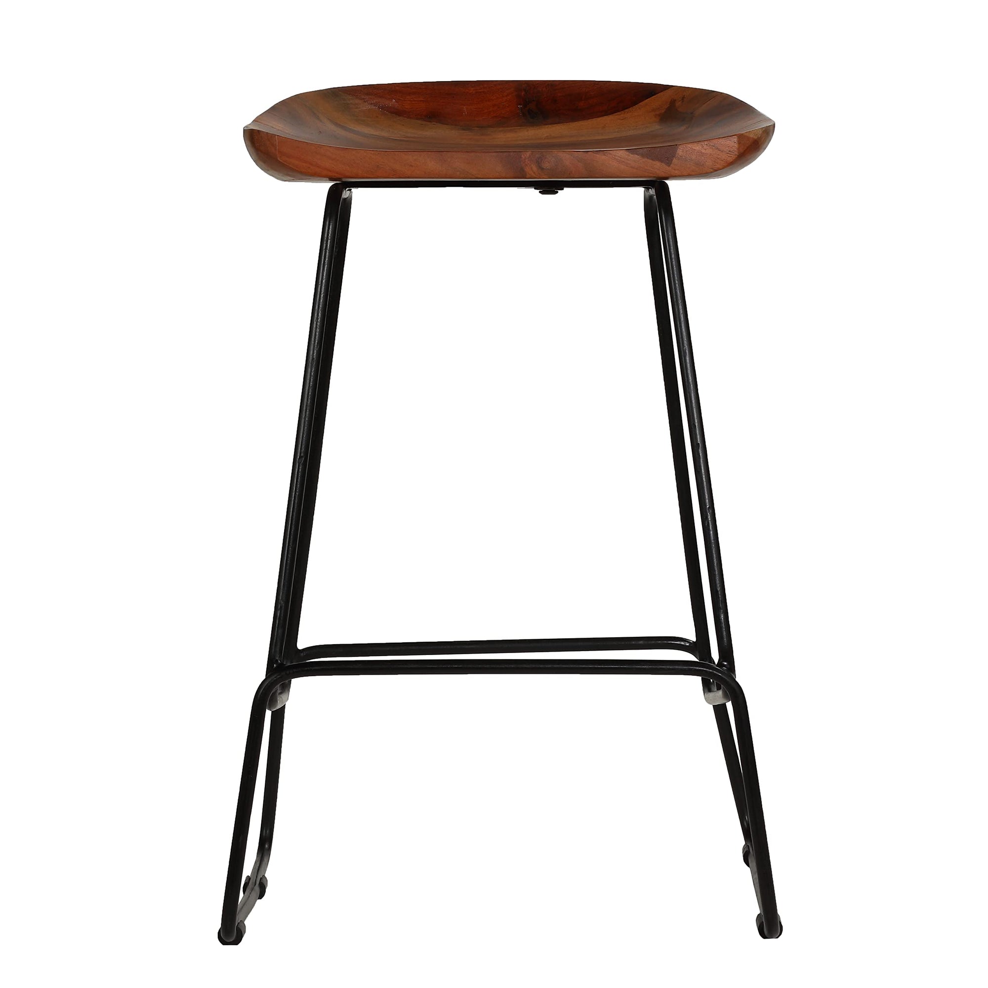 Dumas 30" Solid Wood Barstool (Set of 2) - From Where - 